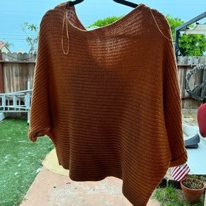 Burn orange 100% ployester sweater